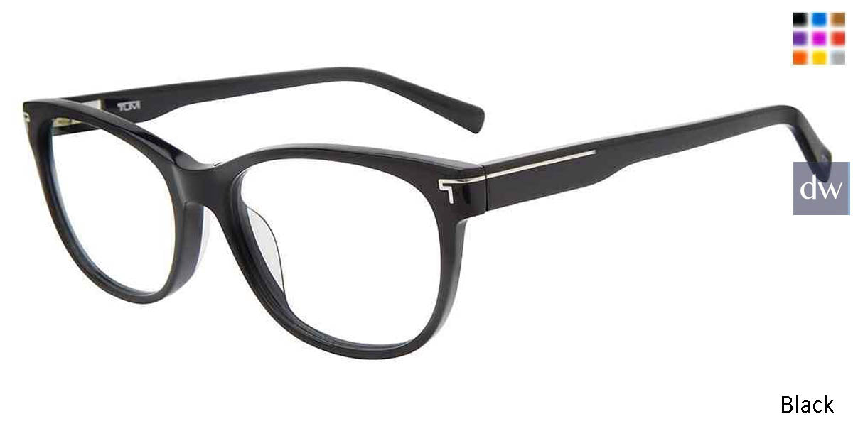 BLACK-0700 Tumi VTU517 Eyeglasses