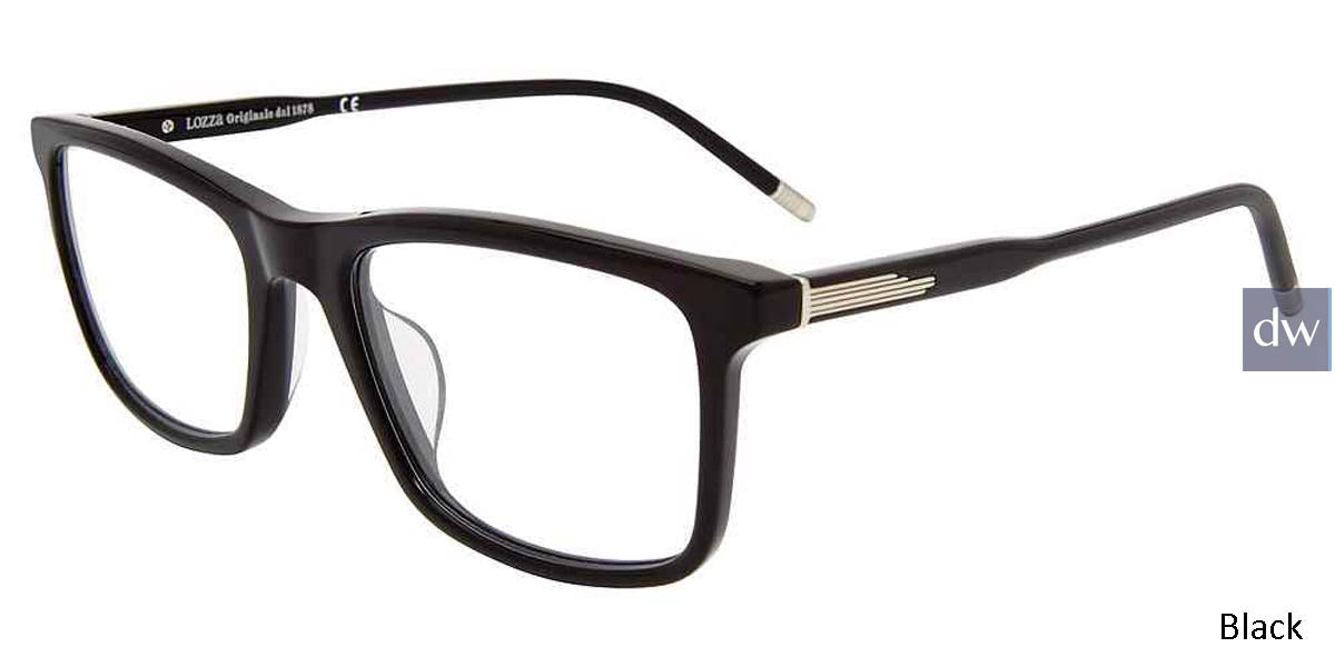 Black Lozza VL4237 Eyeglasses