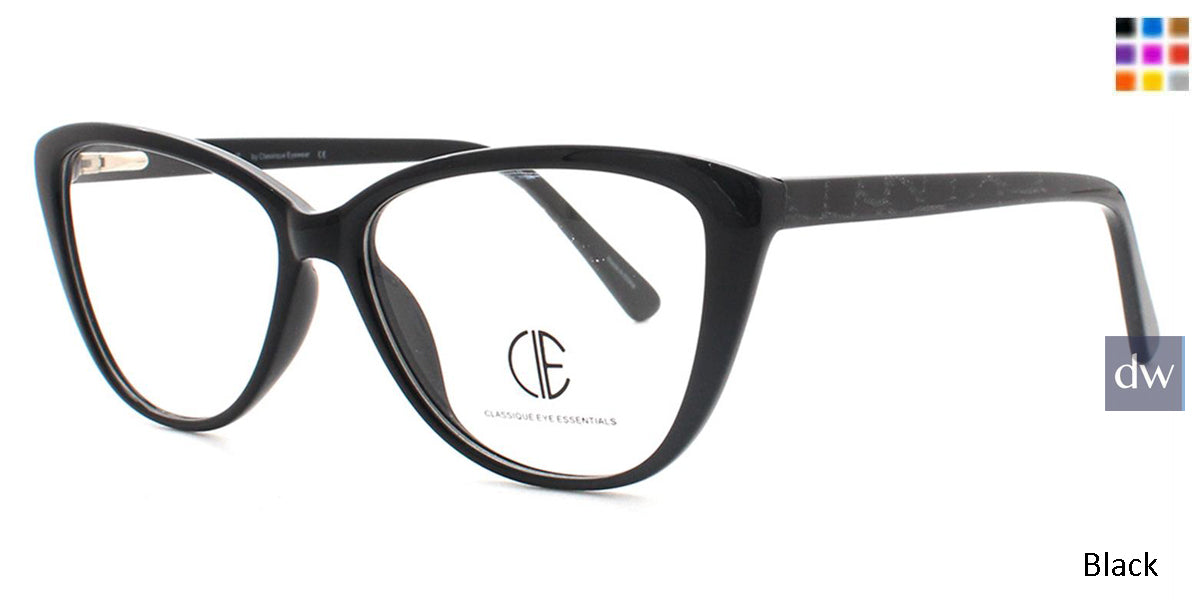 Black Cie Sec159 Eyeglasses