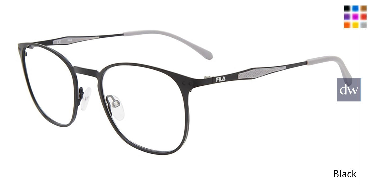 Black Fila VF9985 Eyeglasses