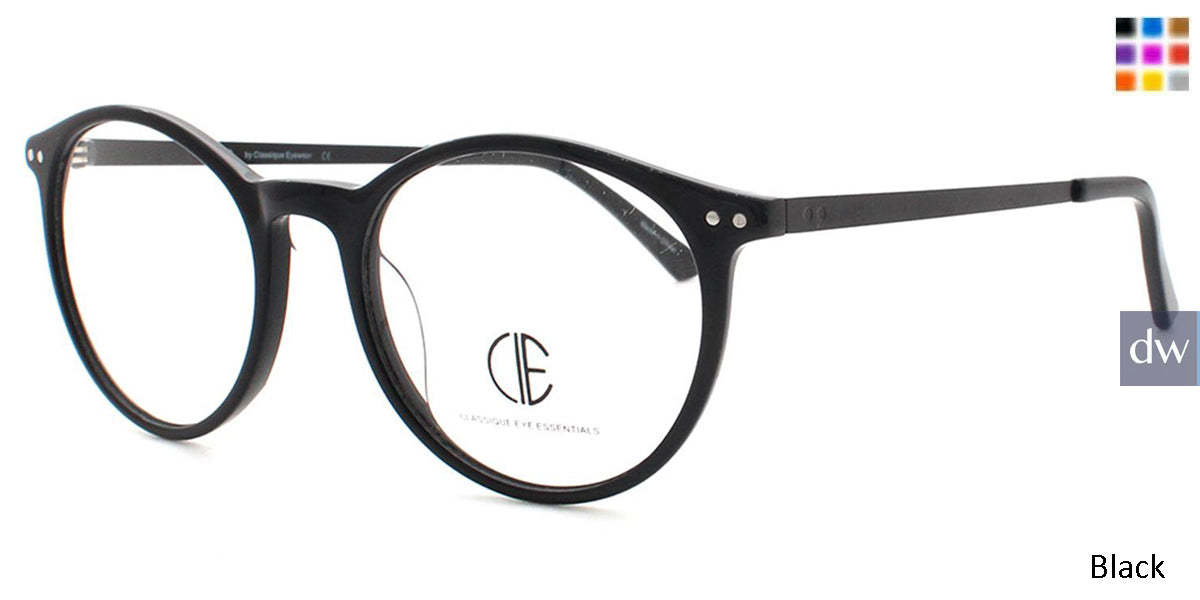 Black Cie Sec163 Eyeglasses - Teenager