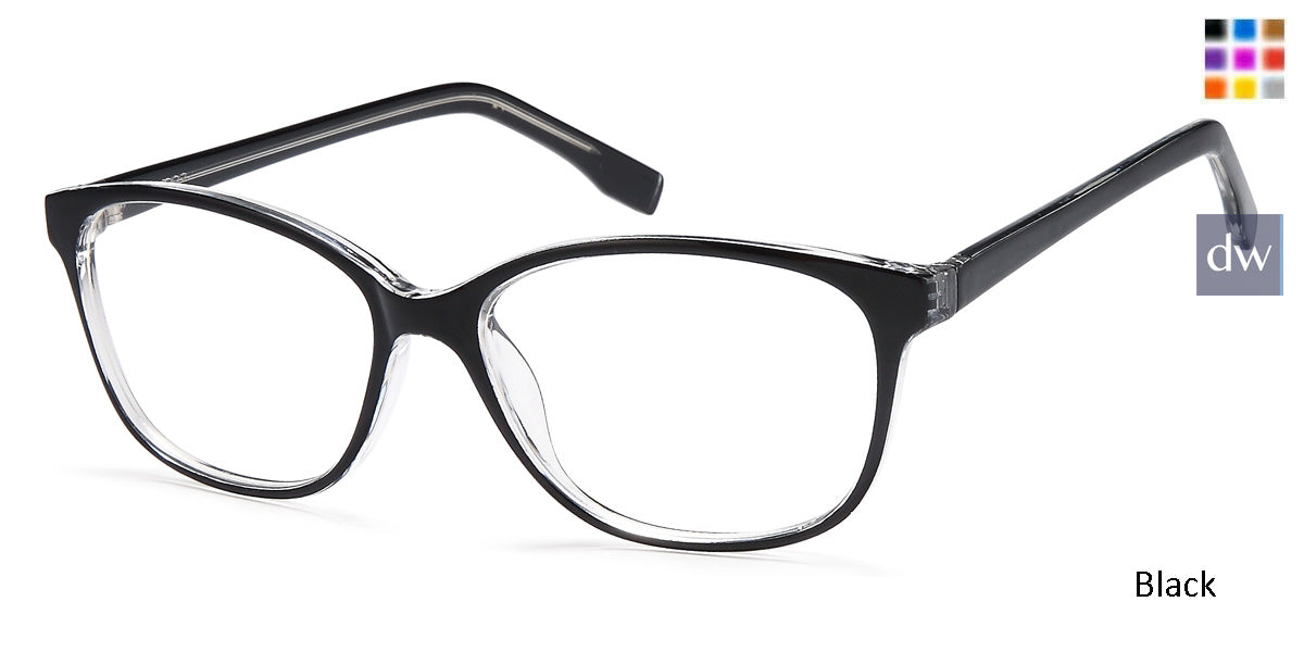 Black Capri 4U U 216 Eyeglasses