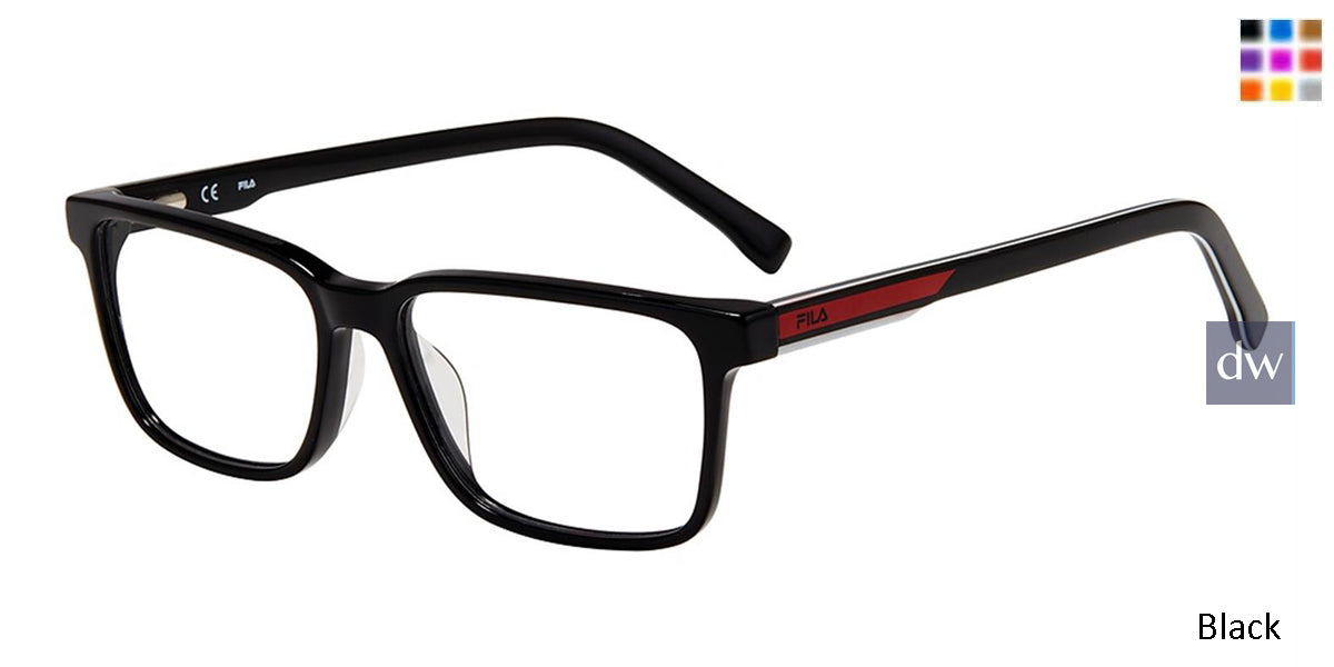Black Fila VF9349 Eyeglasses