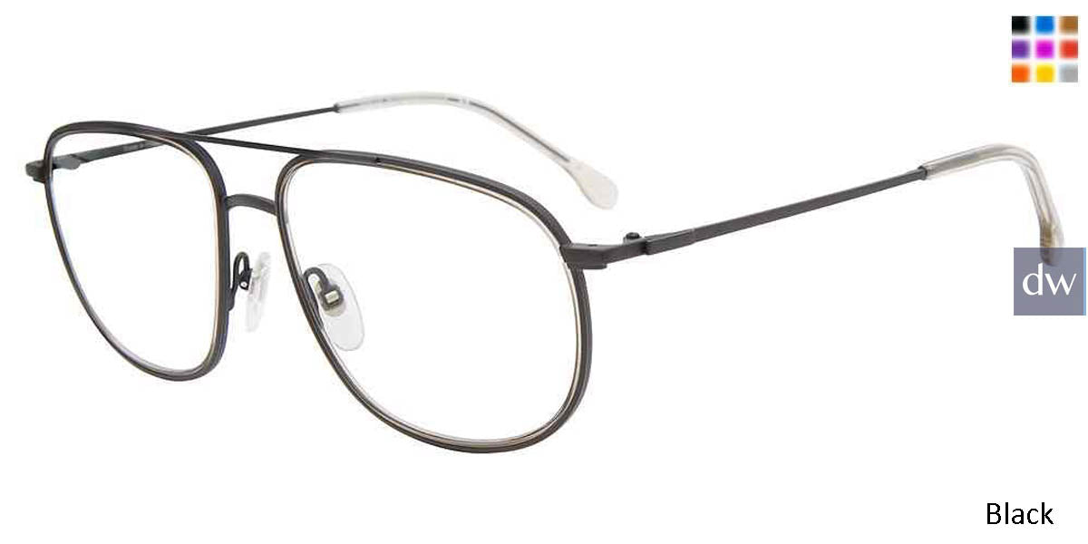 Black Lozza VL2328V Eyeglasses