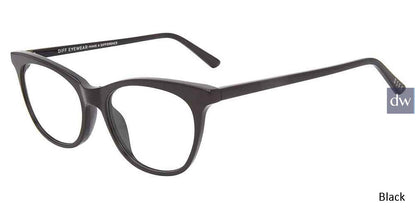 Black Diff Jade Eyeglasses - Black