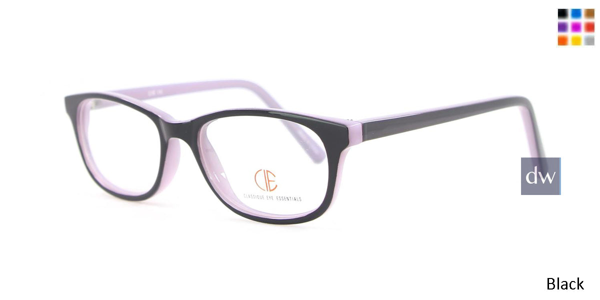 Black CIE SEC502 Eyeglasses.