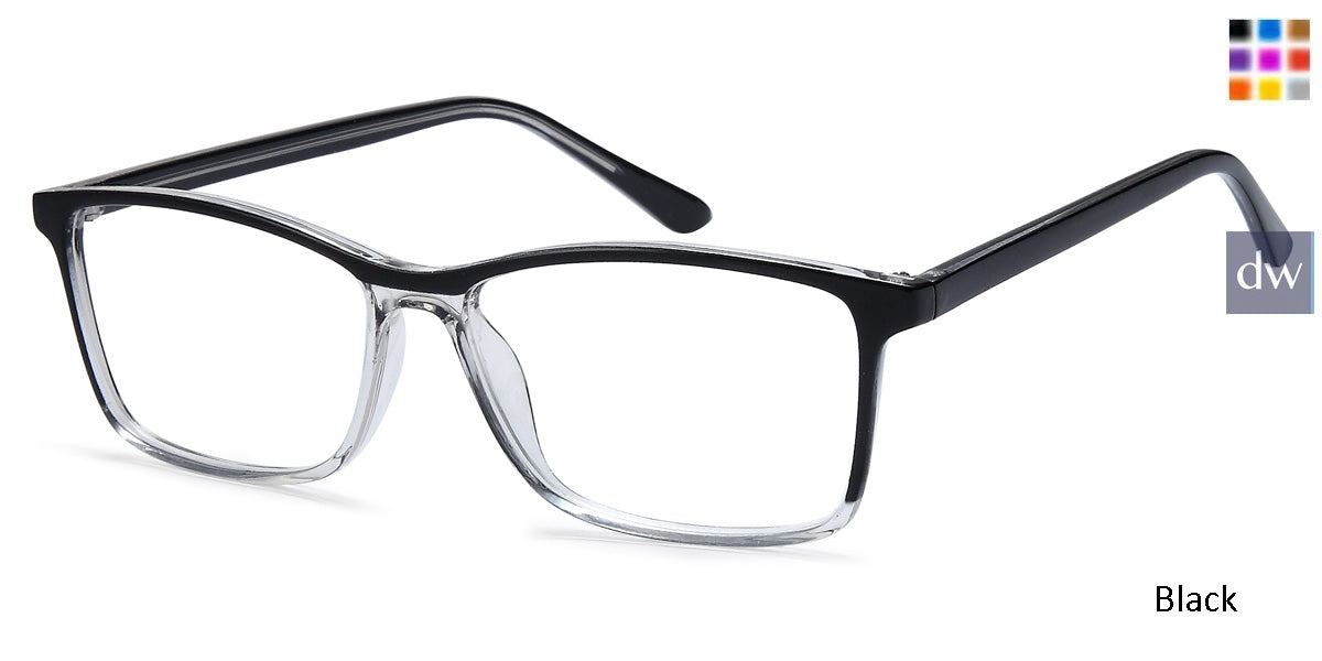 Black Capri 4U U 215 Eyeglasses