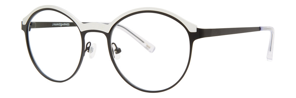 Black      Jhane Barnes Synodic Eyeglasses