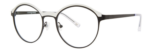 Black      Jhane Barnes Synodic Eyeglasses