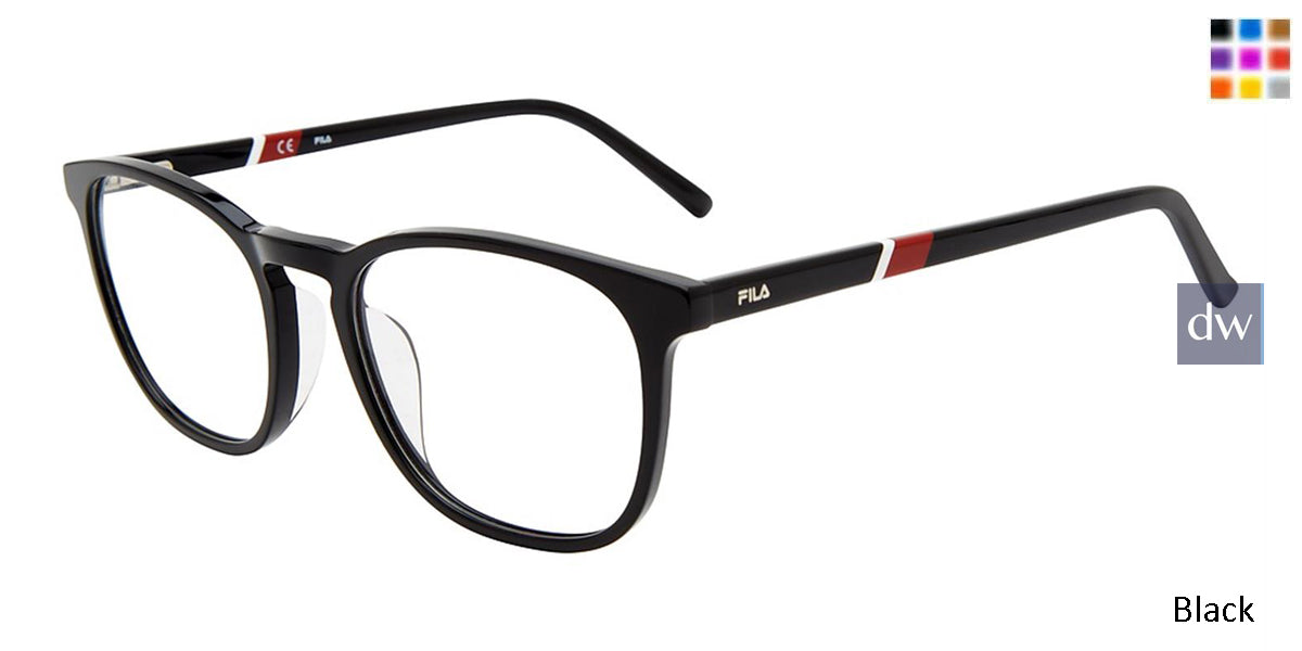 Black Fila VF9387 Eyeglasses