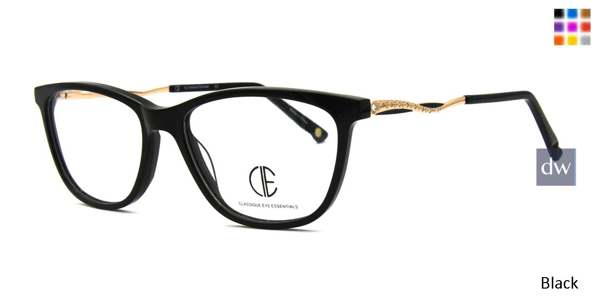 Black Cie Sec154 Eyeglasses