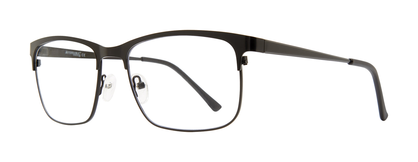 Black       Affordable Designs Zachary Eyeglasses