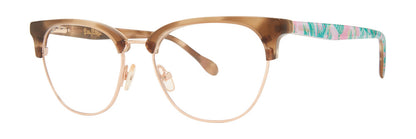 Blonde Tortoise      Lilly Pulitzer Ethington Eyeglasses