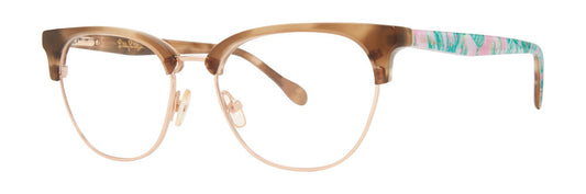 Blonde Tortoise      Lilly Pulitzer Ethington Eyeglasses