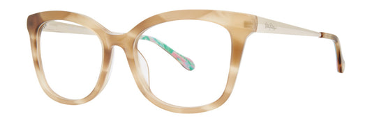 Blonde Tortoise      Lilly Pulitzer Lemlie Eyeglasses