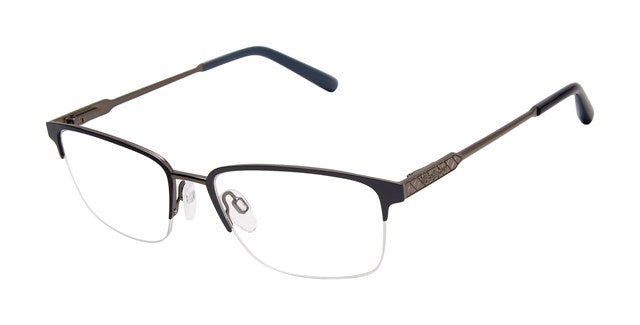 Barbour BAOM505 Semi-Rimless Square Eyeglasses