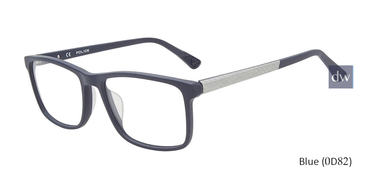 Blue(0D82) Police VPL959 Eyeglasses.
