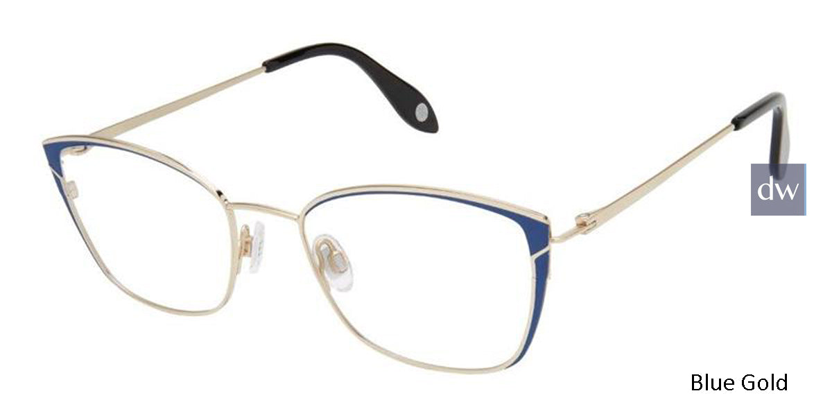 Blue Gold Fysh 3663 Eyeglasses.
