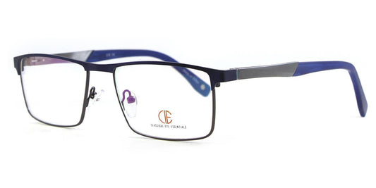 Blue/Matt Gun CIE SEC129 Eyeglasses.