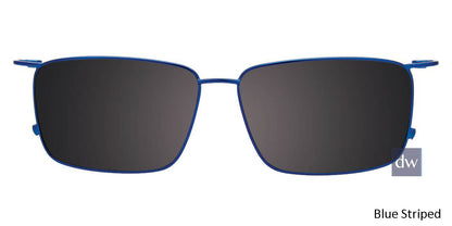 Blue Striped  Clip-On