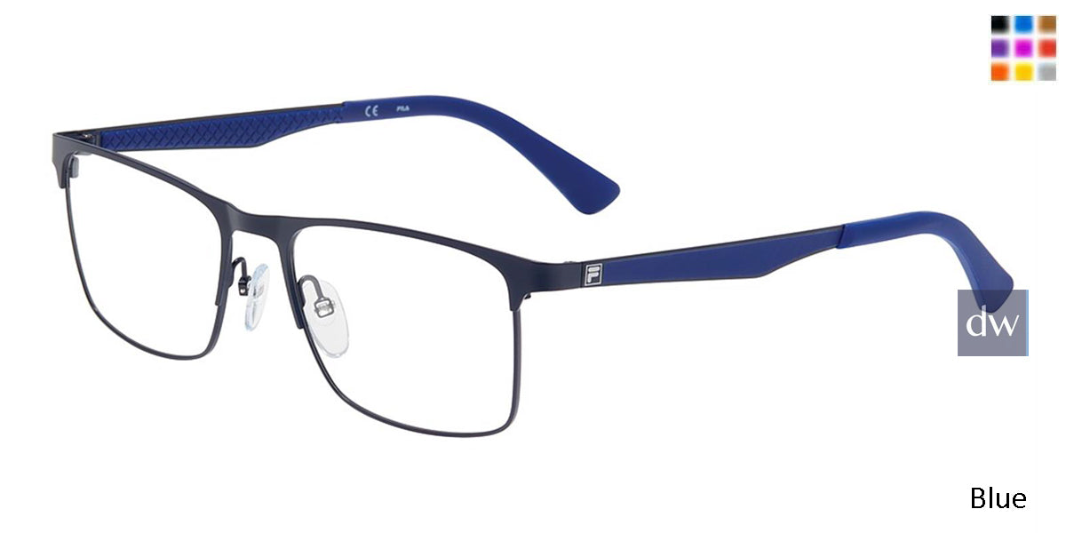 Blue Fila VF9970 Eyeglasses