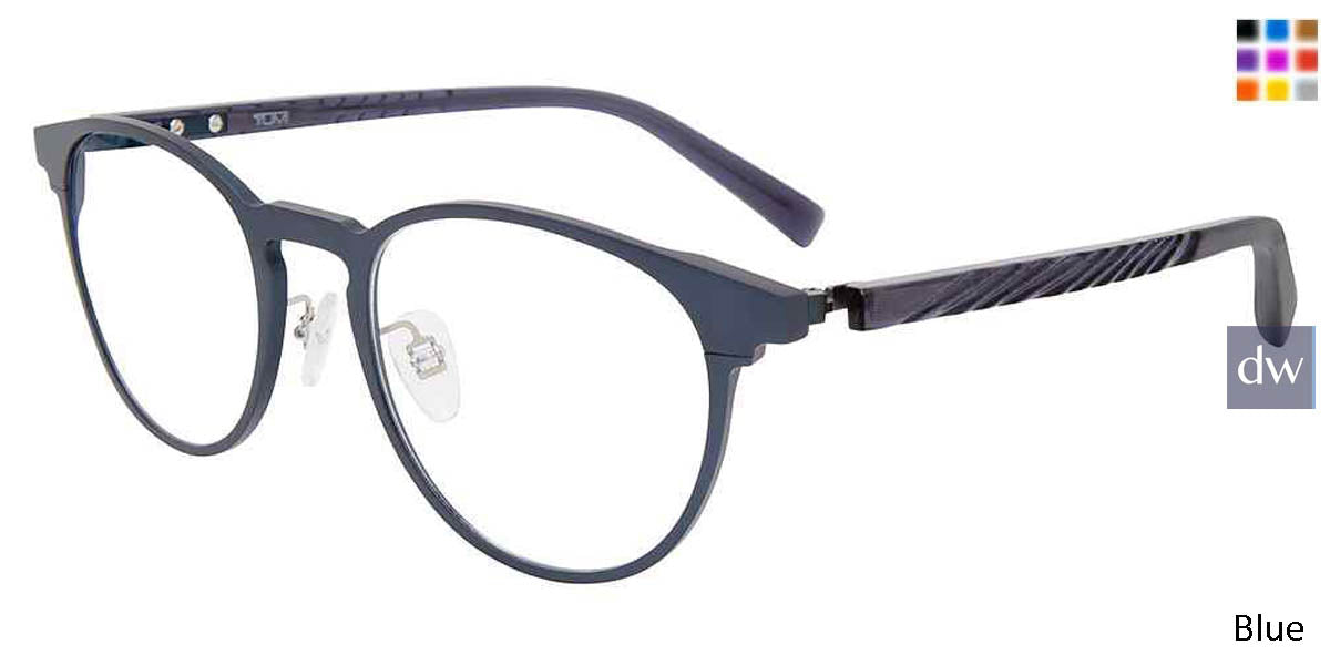 NAVY--01AQ Tumi VTU514 Eyeglasses