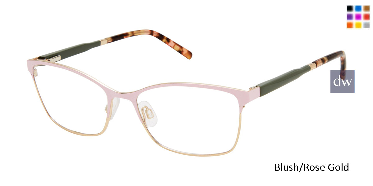 Blush/Rose Gold Mini 761004 Eyeglasses