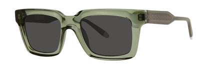 Original Penguin The Kraft men's square acetate sunglasses in Botanical Garden — polarized