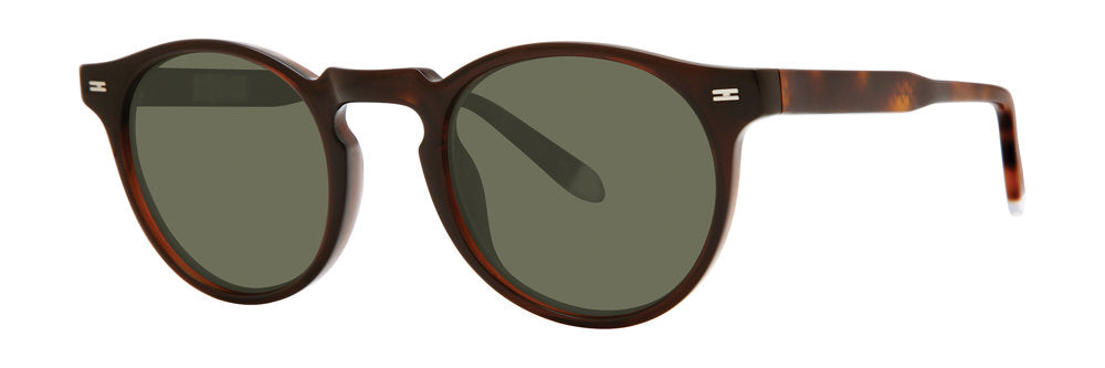 Original Penguin The Hahn men's round acetate sunglasses in Botanical Garden — polarized