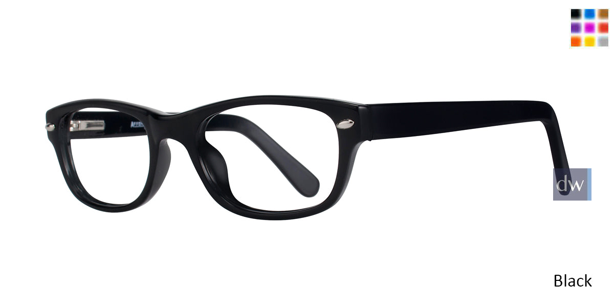 Black Affordable Designs Bronx Eyeglasses.