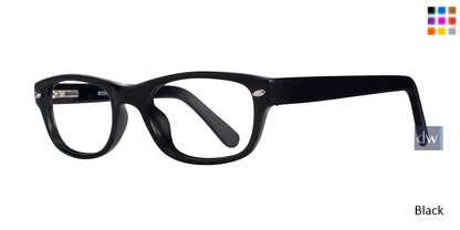 Black Affordable Designs Bronx Eyeglasses.