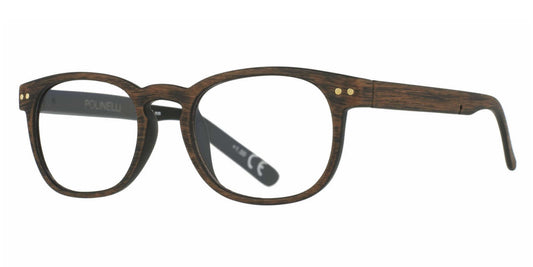 Brown/Black Polinelli P301 Eyeglasses - Teenager
