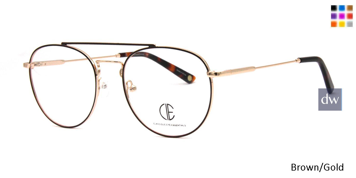 Brown/Gold Cie Sec148 Eyeglasses