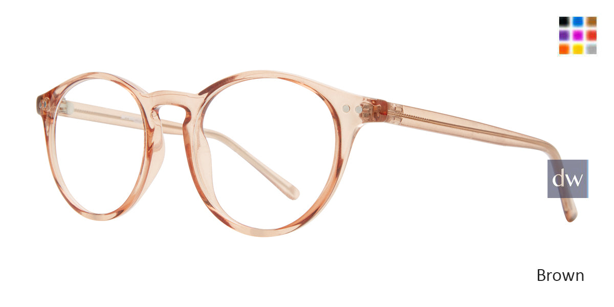 Brown Affordable Design River Eyeglasses.