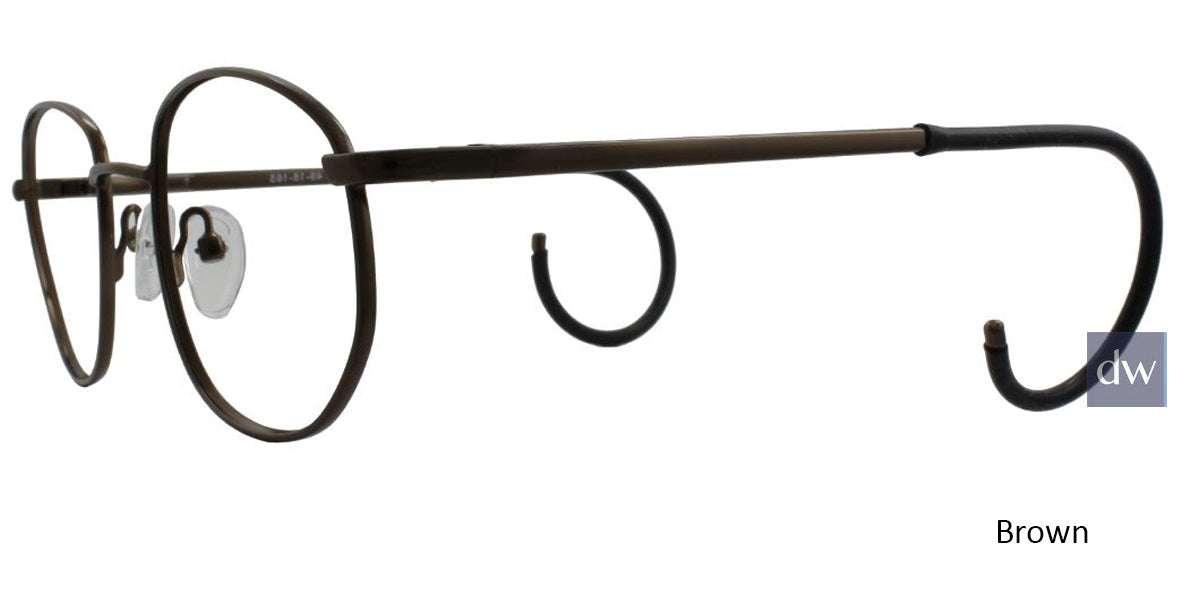Brown Limited Edition LTD 185 Eyeglasses - Teenager