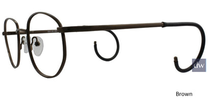 Brown Limited Edition LTD 185 Eyeglasses - Teenager