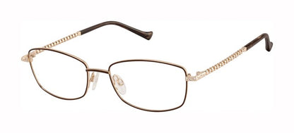 Tura Brilliance TE299 Rectangle Eyeglasses