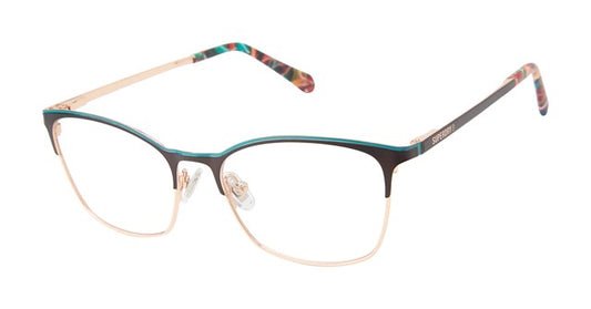 Superdry SDOW510T Eyeglasses | Semi-Rimless Steel