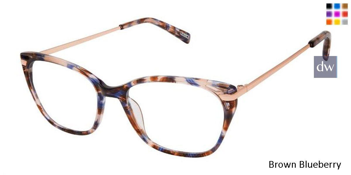 Brown Blueberry Kliik Denmark K-689 Eyeglasses - Teenager