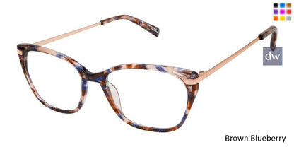 Brown Blueberry Kliik Denmark K-689 Eyeglasses - Teenager