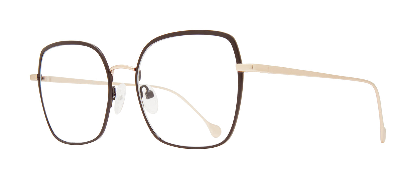 Brown Gold           Serafina Fiona Eyeglasses