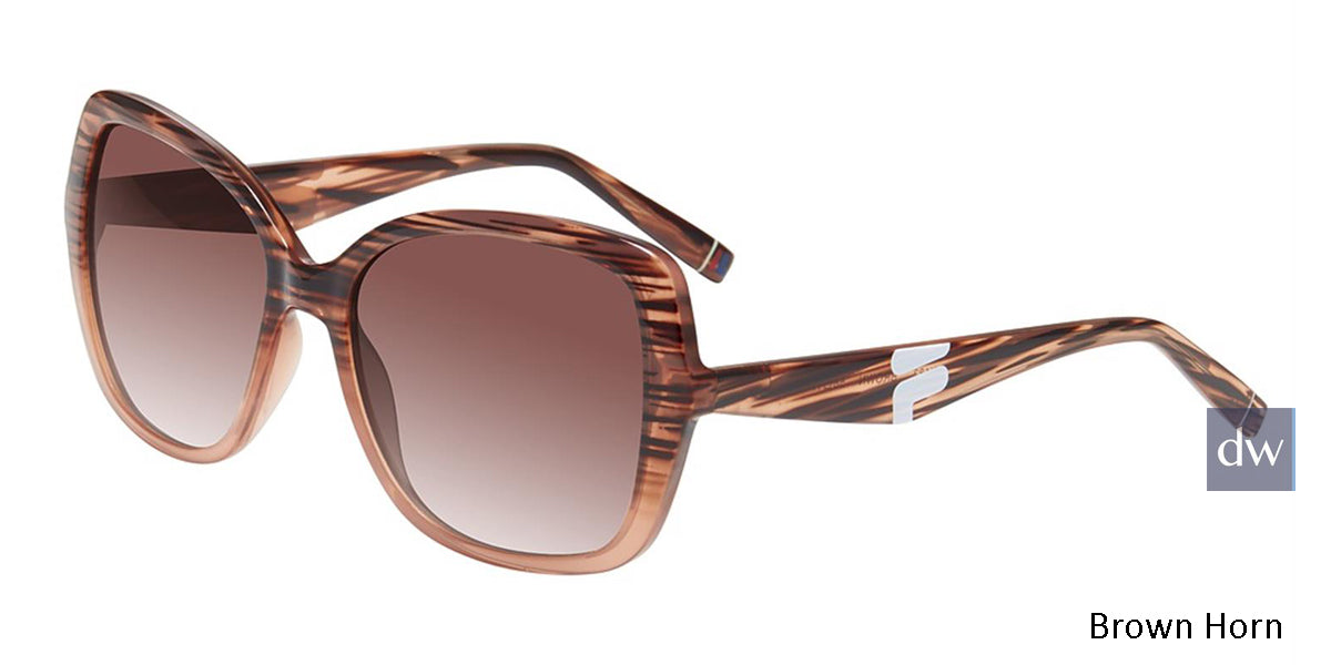 Brown Horn Fila SFI183 Sunglasses