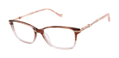 Brown Rose Gold          Tura Brilliance TE294 Eyeglasses