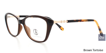 Brown Tortoise Cie Sec160 Eyeglasses