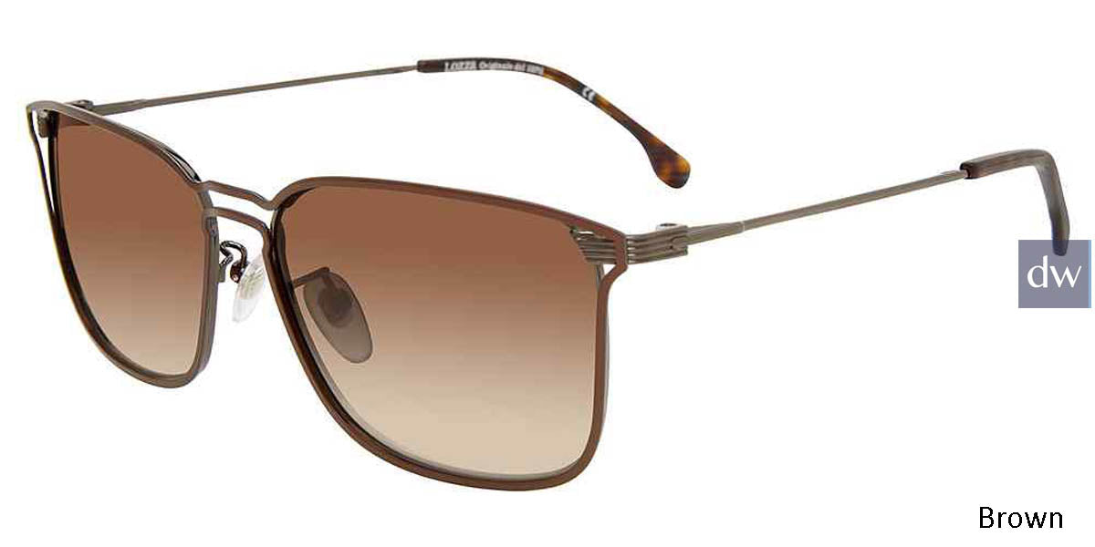 Brown Lozza SL2302M Sunglasses