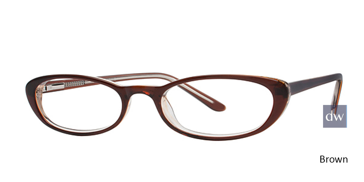 Brown Elan 9417 Eyeglasses.