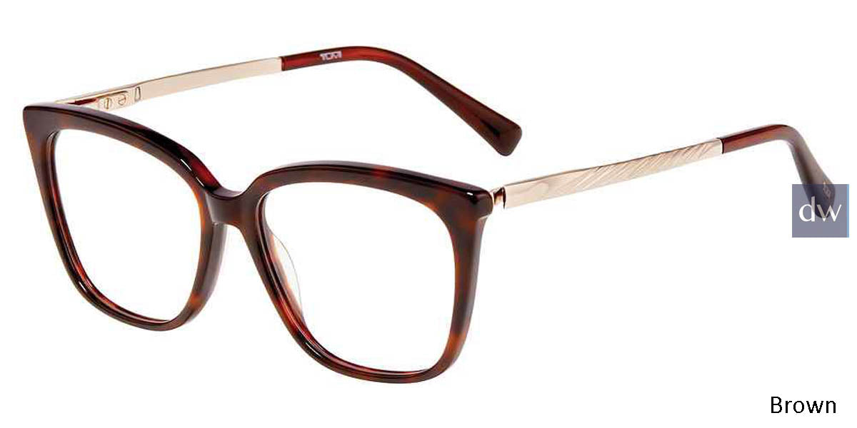 DARK-HAVANA-0722 Tumi VTU520 Eyeglasses