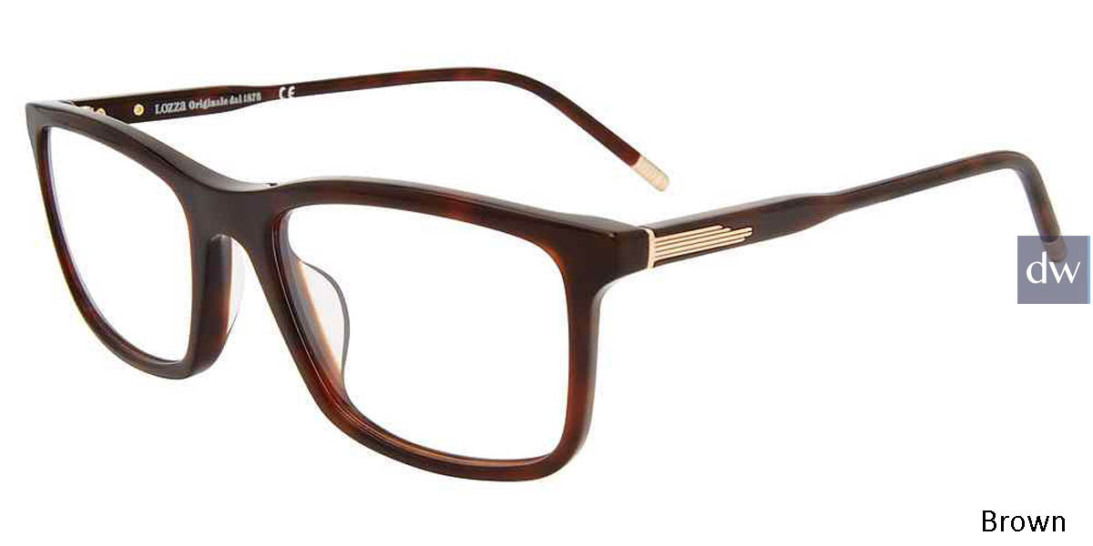 Brown Lozza VL4237 Eyeglasses