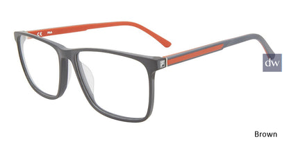 Brown Fila VF9352 Eyeglasses