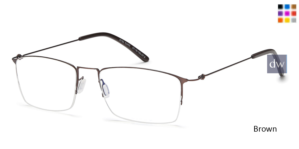Brown Capri BIGGU B782 Eyeglasses.